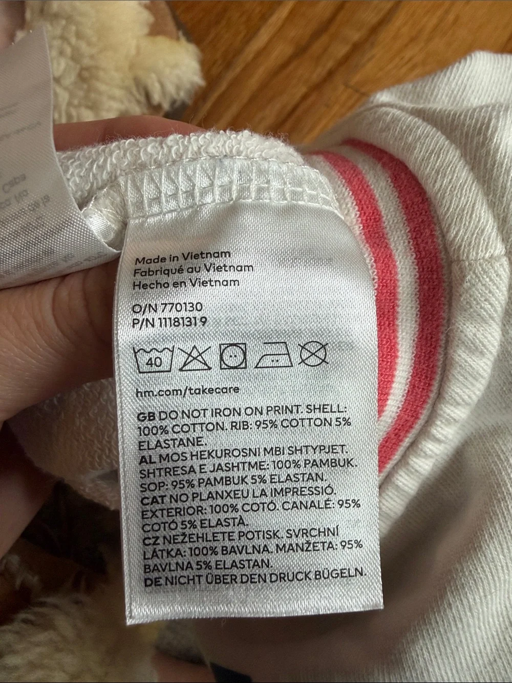 H&M Mickey “Varsity” Jacket